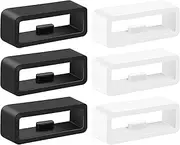 6 Pack Band keepers for Garmin Instinct 2 / Tactical/Solar/Tide/Esports Watch Bands, 22mm Silicone Replacement Watch Band Loop/Holder/Retainer