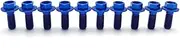 Brake Disc Mounting Screws for HON&DA CRM50 CRM80 1994-1998 Mototcycle Front Brake Disc Rotor Screw Bolts(Blue)