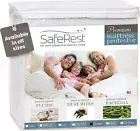 SafeRest Mattress Bed Cover Protector From Fluid Dust Mites Bacteria Queen