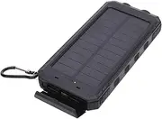 Portable Solar Charger - Multifunctional Charger | 20000mAh Wireless Fast Charging Device with Flashlight for Camping Hiking Outdoor