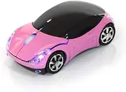 Wireless Optical Mouse, 1600GPI Wireless Optical Mouse for Mac/ME/Windows/Windows Desktop(Pink)