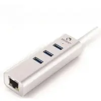 在飛比找Yahoo!奇摩拍賣優惠-BROWAY USB3.0 3埠集線器 + 1埠Gigabi