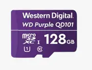 Western Digital WD Purple 128GB MicroSDXC Card 24/7 -25C to 85 C Weather Humidity Resistant for Surveillance IP Cameras mDVRs NVR Dash