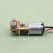 Mini N20 Full Metal Worm Gear Motor Right Angle DC5V 14RPM for 3D Printing Pen t