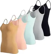 [Real Essentials] Ladies Seamless Spaghetti Strap Cami Top