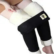 [ZPLxi] Women's Thick Fleece Lined Leggings TIK Tok Thermal High Waist Tummy Control Compression Pants Winter Skinny Warm Tights Trousers Base Layer