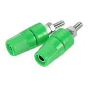 Terminal Binding Post Amplifier Terminal Connector Jack Speaker Green 2 Pack