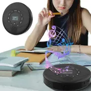 Portable CD Player MP3 Disc U Disk CD Machine Walkman with Bluetooth-Black