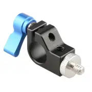 CAMVATE Mini 15mm Rod Clamp Clip 1/4"-20 Screw for DSLR camera monitor rig