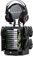 Numskull Official Halo Gaming Locker, Controller Holder, Headset Stand for Xbox Series X|S, PS5, Nintendo Switch - Official 343 Industries Merchandise