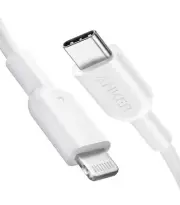 Anker USB C to Lightning Cable 6ft Apple MFi-Certified Charging (white)