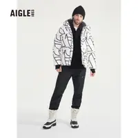 在飛比找momo購物網優惠-【AIGLE】男 W/S 防風羽絨外套(AG-FAR05A1