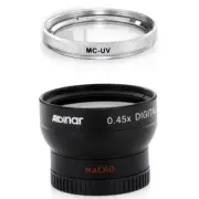 Albinar 37mm Wide Angle Lens,MCUV Filter for Sony HDR CX160 CX130 XR160, NEW USA
