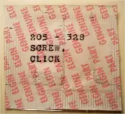 Elgin 328 - Part 205 – Click Screw - Factory Watch Replacement / Repair Part