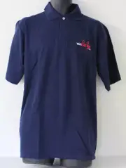 New TAC Peter Brock Association Vintage Shirt Holden Brand Large Blue Man Cave