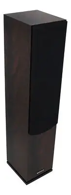 Rockville Lux 654 Dark Wood Dual 6.5" Premium Tower Speaker Home Stereo 4 Ohm
