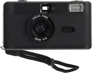 MOLUCKFU 1Pc Retro Reusable Film Camera with Built in Flash Vintage Design Easy to Use for Low Light Photography for Friends and Family