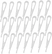 FONDOTIN 200pcs Plastic Shirt Clamp Home Shirt Clamps Sleepwear Clips Alligator Clip Clothes Pin Holder