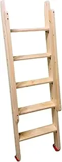 Floor-Standing Bunk Bed Ladder, Heavy Duty Motorhome Bunk Ladders, 59inch Long Step Ladder with Hook Retainer, Versatile Attic Ladder