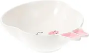 Luxshiny Ceramic Bunny Bowl 1pc Animal Pattern Elegant Tableware for Soup Rice Noodles Family Present