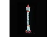 Christmas Decoration 3D Crystal Beads Lamp Post 150cm LED Display Indoor/Outdoor