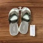 CLARKS WOMEN'S BRINKLEY JAZZ HOOK & LOOP STRAP FLIP-FLOP