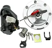 Ignition Key Switches for CBF500 2004-2005 CBF600 (for Naked) 2004 2005-2009 CBF600S (ABS) 2004-2009 Ignition Switch Lock Gas Cap Set Lock Key Ignition Barrel Key Switch