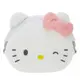 【震撼精品百貨】Hello Kitty 凱蒂貓~ HELLO KITTY 矽膠臉型零錢包(粉)