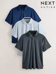 Multi Active Golf Mesh Training Polo Tops 3 Pack (AK6004) | $102