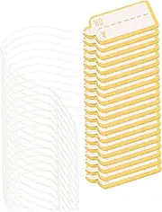 SEWOART 500pcs Price Tags with String Durable Marking Tags for Jewelry Clothing Stationery Easy to Use for Stock Management and Display
