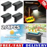 Solar LED Deck Night Lights Garden Patio Pathway Stairs Step Fence Lamp FT
