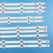 EKOCEV 10pcs/Set LED Backlight Strip for TX-42AS740B TX-42AS650B TX-42AS650E TX-42AS650 TX-42AS740 TX-42AS750E TX-42AS740E