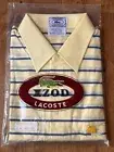 IZOD LACOSTE 1960s Polo Mens XL Pull Over Short Sleeve Striped NEW OLD STOCK