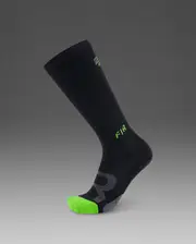 Recovery Compression Socks, 2XU, S, Black/Grey, Unisex