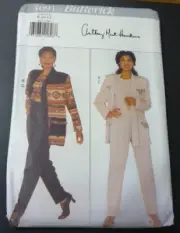Butterick Pattern 4091 Ms ANTHONY MARK HANKINS Jacket~Top & Pants Sz 8 10 12