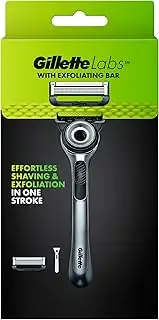 GilletteLabs with Exfoliating Bar Razor for men 1 Count