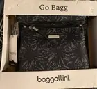 NWT baggallini Go Bagg with RFID Phone Wristlet Midnight Blossom Medium