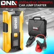 2000A Peak Amps Portable Power Charger Car Battery Jump Starter Booster Yellow