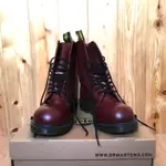 DR.MARTENS 男款/十孔/酒紅/經典款