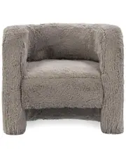 Classic Home Teddy Plush Cushioned Accent Chair