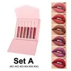 6color/set Matte Waterproof Long Lasting Makeup Tint Liquid Lipstick Cosmetics