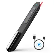 N76 Rechargeable Presentation clicker with Black-Red light-Rechargeable