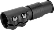 Bicycle Riser Stem, Mountain Bike Handlebar Fork Stem Riser Rise Up Extender Extension Adaptor Parts for Mountain Bike Accessory (Black)