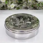 Spice Box Stainless Steel Masala Dabba with Individual Containers Kitchen Decor