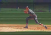 Baseball Baltimore Orioles Cal Ripken Jr. In Action 1982 OLD PHOTO