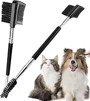 Eye Booger Comb For Dogs | Pet Eye Comb Double-Head Stain Comb,Portable 2pcs Pet Eye Cleaning Brush Eye Booger Remover for Removing Eye Crust Mucus Cleaning Supplies