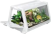 Reptile Cage - Lizard Tank | Escape-Proof Habitat with Ventilation Playpen Feeding Aquarium for Tortoise Snake Frogs Turtle Snails Spider Travel