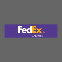 在飛比找Yahoo!奇摩拍賣優惠-FedEx 聯邦快遞 航空公司 紫 橫幅貼紙 120x30 