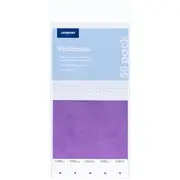 J.Burrows Wristbands Purple 50 Pack