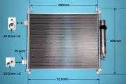 AutoAir Aircon Condenser 16-6238 For Nissan Note E12 1.2 2013 Lifetime Warranty (for: Nissan)